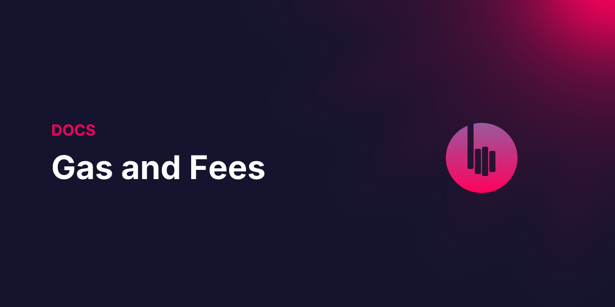 Gas and Fees - BitSong Docs
