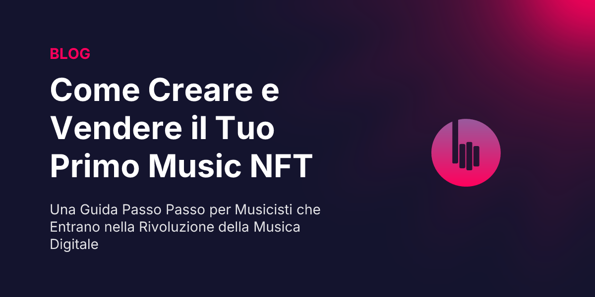 Come Creare e Vendere il Tuo Primo Music NFT su BitSong Studio