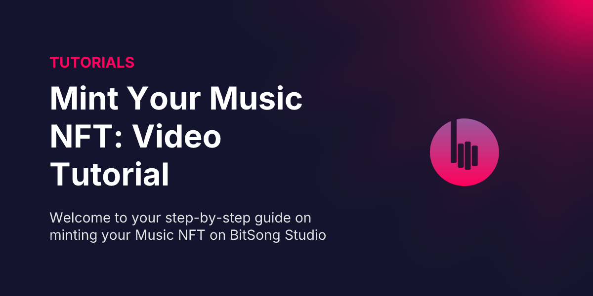 Mint Your Music NFT: Full Video Tutorial